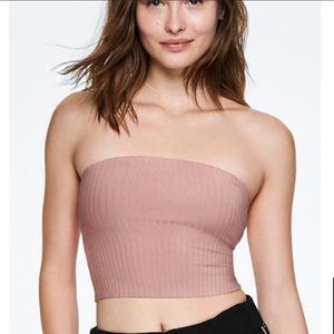 ❗️SALE❗️VS PINK ribbed tube top🌸